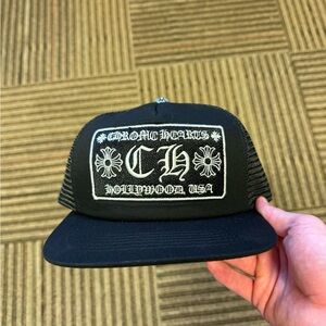 Chrome Hearts Black Mesh Cap